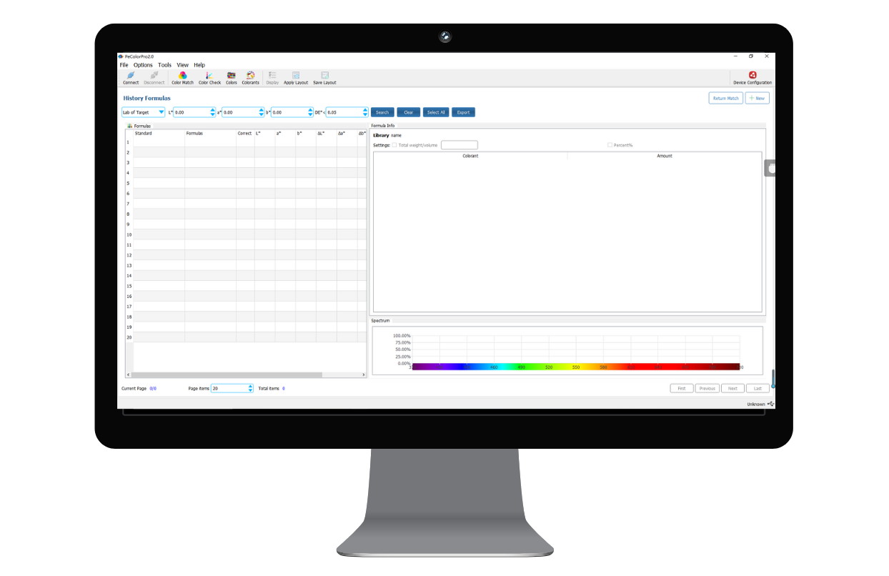 PeColor color matching software